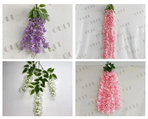 Kunstige Wisteria -grene vs vinstokke - Hvad er forskellen, og hvordan bruger man dem?