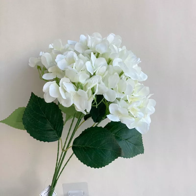5-hoved kunstige hydrangea blomster