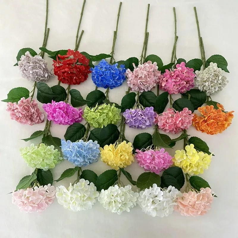 Hydrangea ægte berøring af kunstige blomster