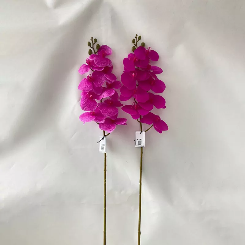 elegant pink silk orchid flower 