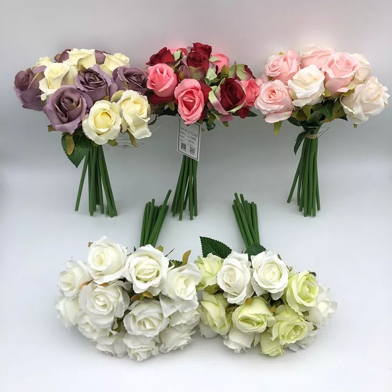 wholesale silk rose petals in burgundy for aisle decor