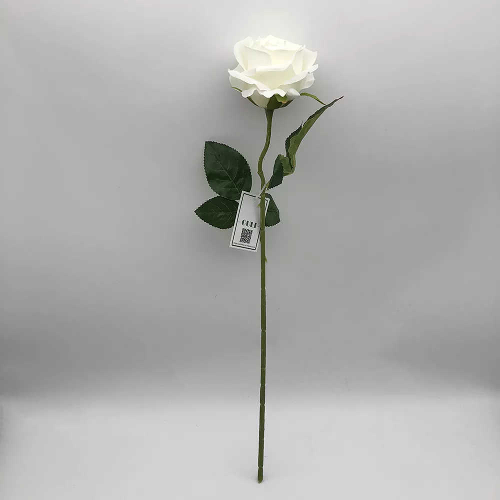 Lang stilk silke rose blomst