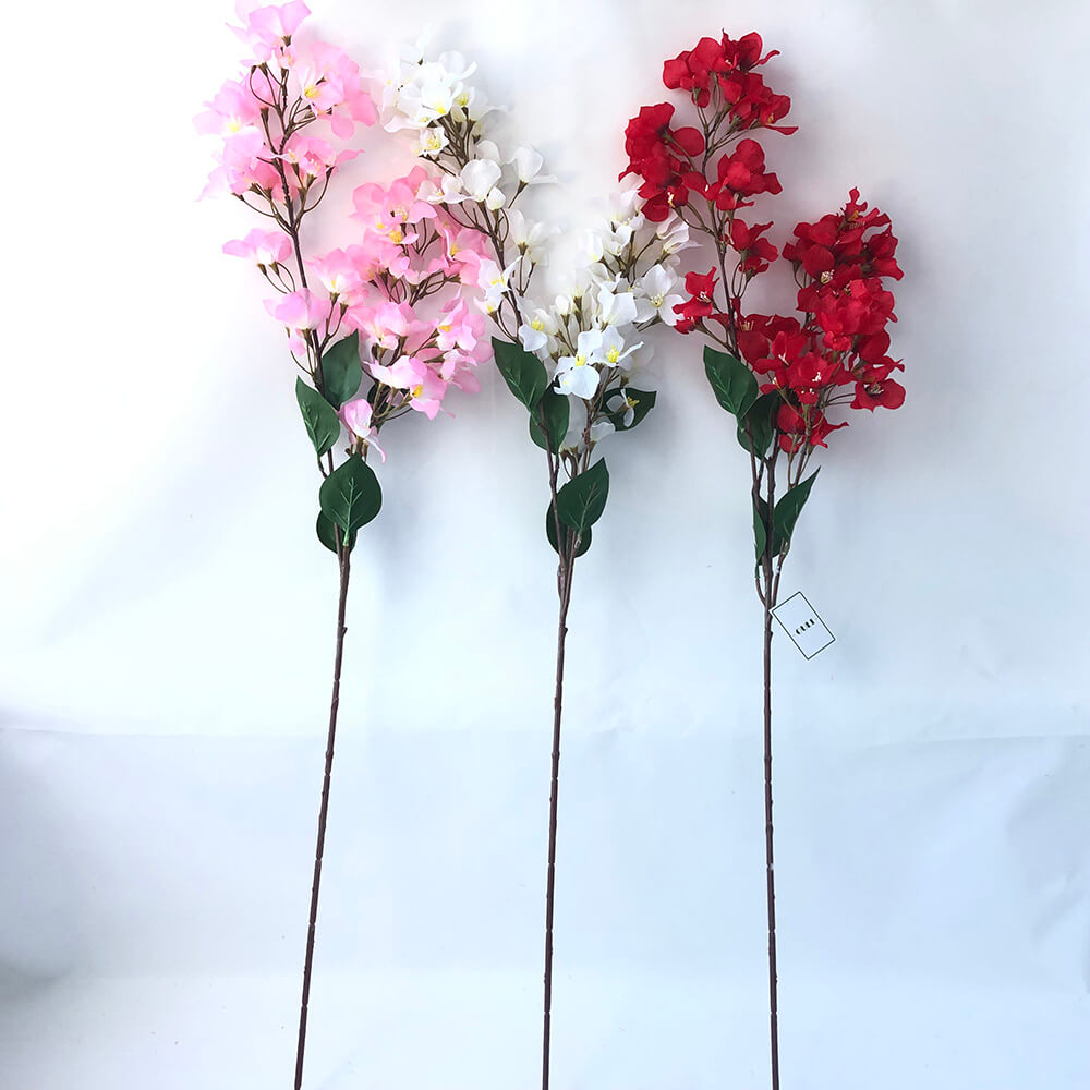 Silke bougainvillea blomster spray