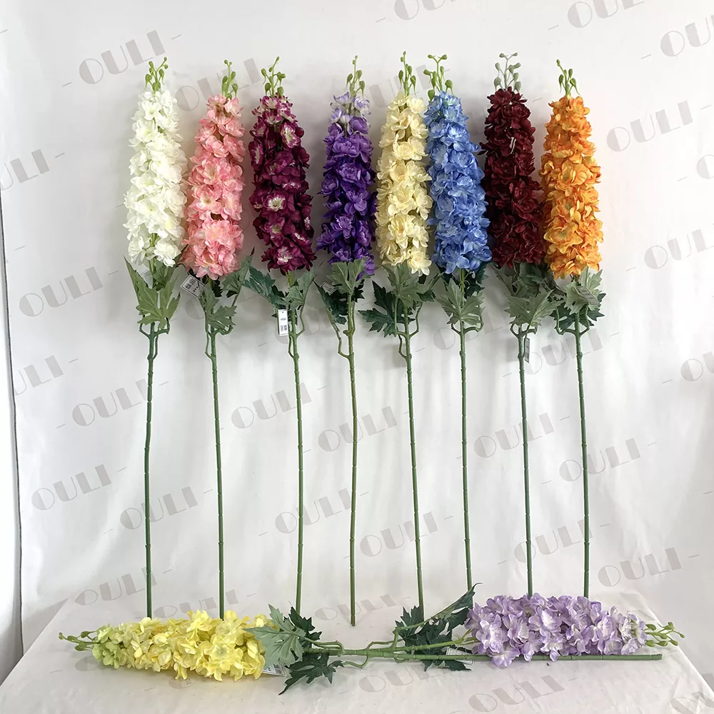 Silke delphinium kunstige blomster