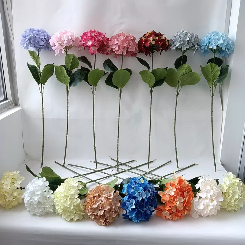 Silke falske hydrangea blomster