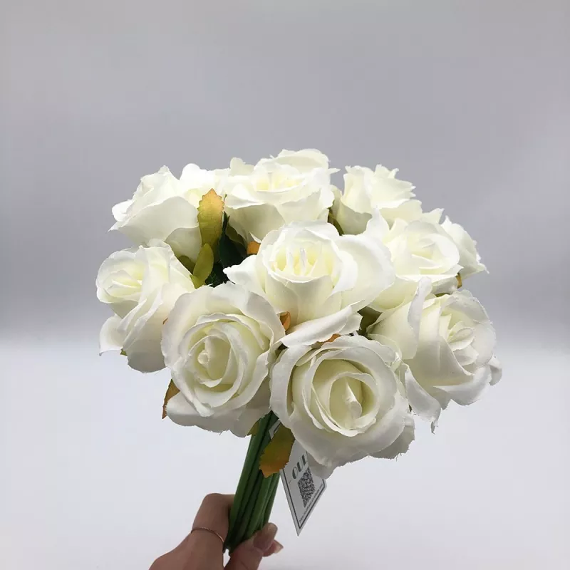 Silke rose brude buket